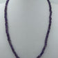 Amethyst Kette 46cm Lila Edelstein Collier facettiert