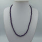 Amethyst Kette 46cm Lila Edelstein Collier facettiert
