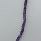 Amethyst Kette 46cm Lila Edelstein Collier facettiert