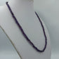 Amethyst Kette 46cm Lila Edelstein Collier facettiert