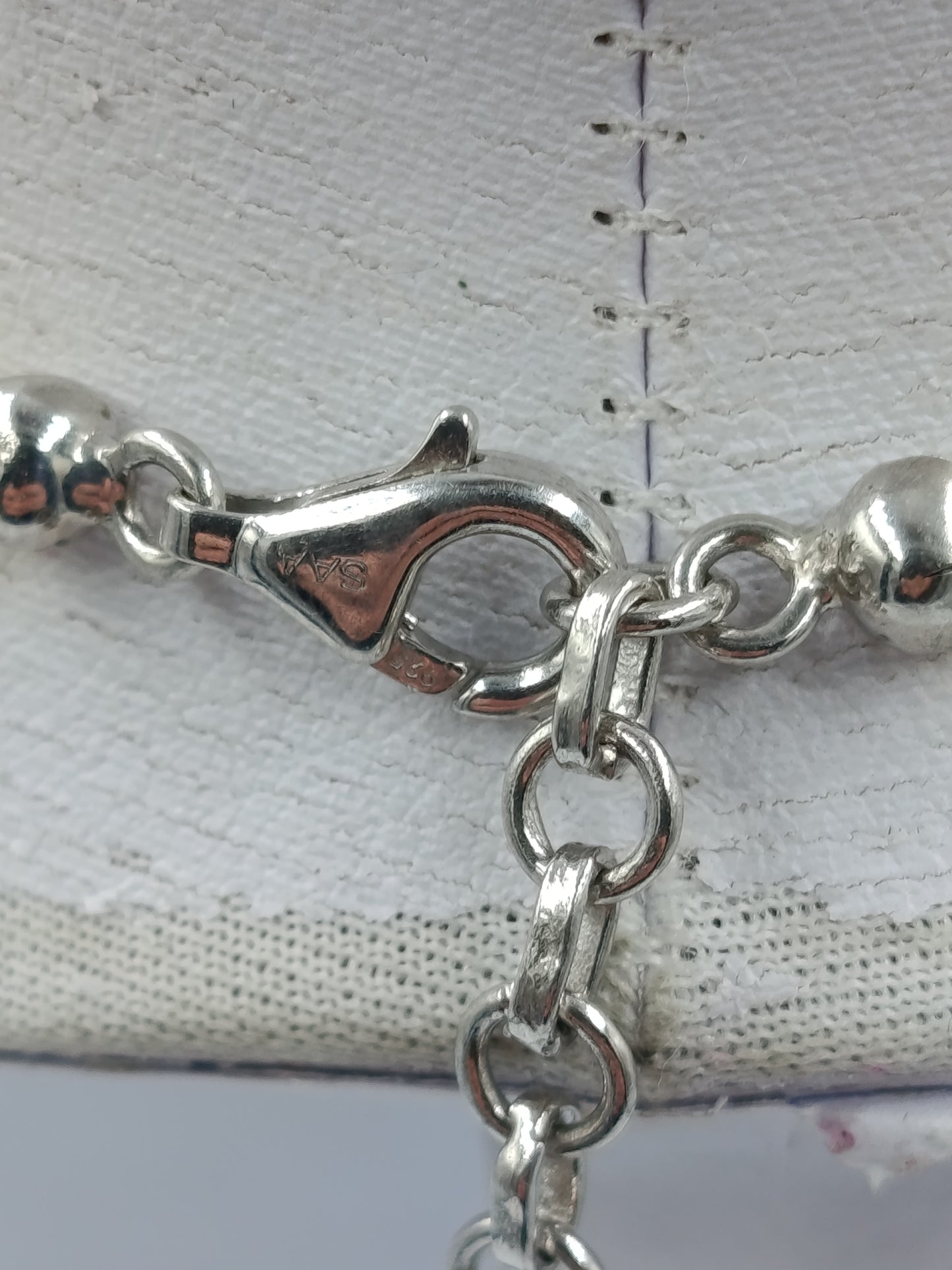 Opal Kette Gelb 925 Silber Verschluss 50cm Edelstein Collier