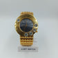 Romica Damenarmbanduhr Goldfarben Strass Elastisch Vintage Quartz