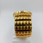 Romica Damenarmbanduhr Goldfarben Strass Elastisch Vintage Quartz