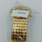 Romica Damenarmbanduhr Goldfarben Strass Elastisch Vintage Quartz