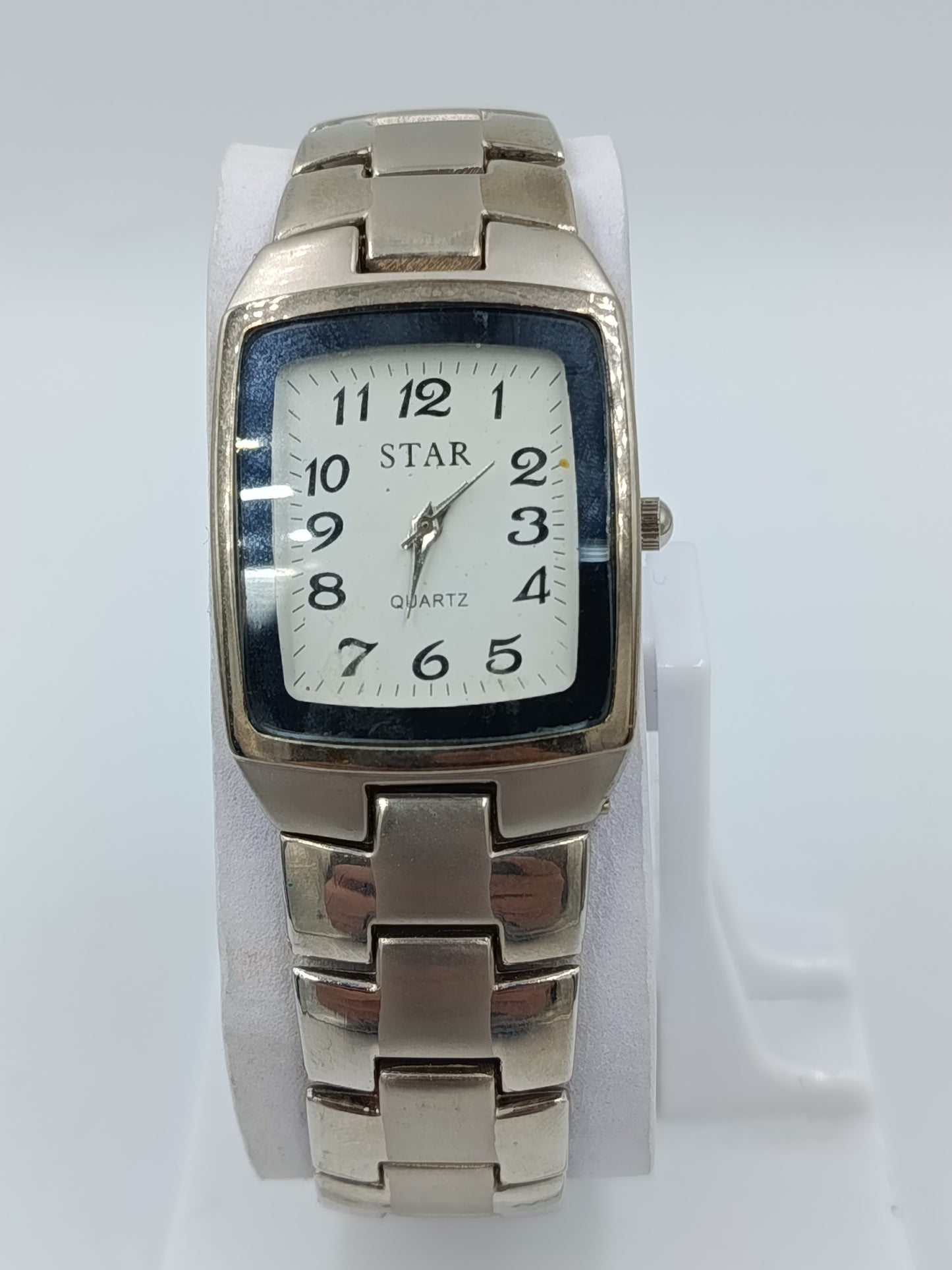 STAR Damenarmbanduhr Silberfarben Quartz Rechteckig Klassisch