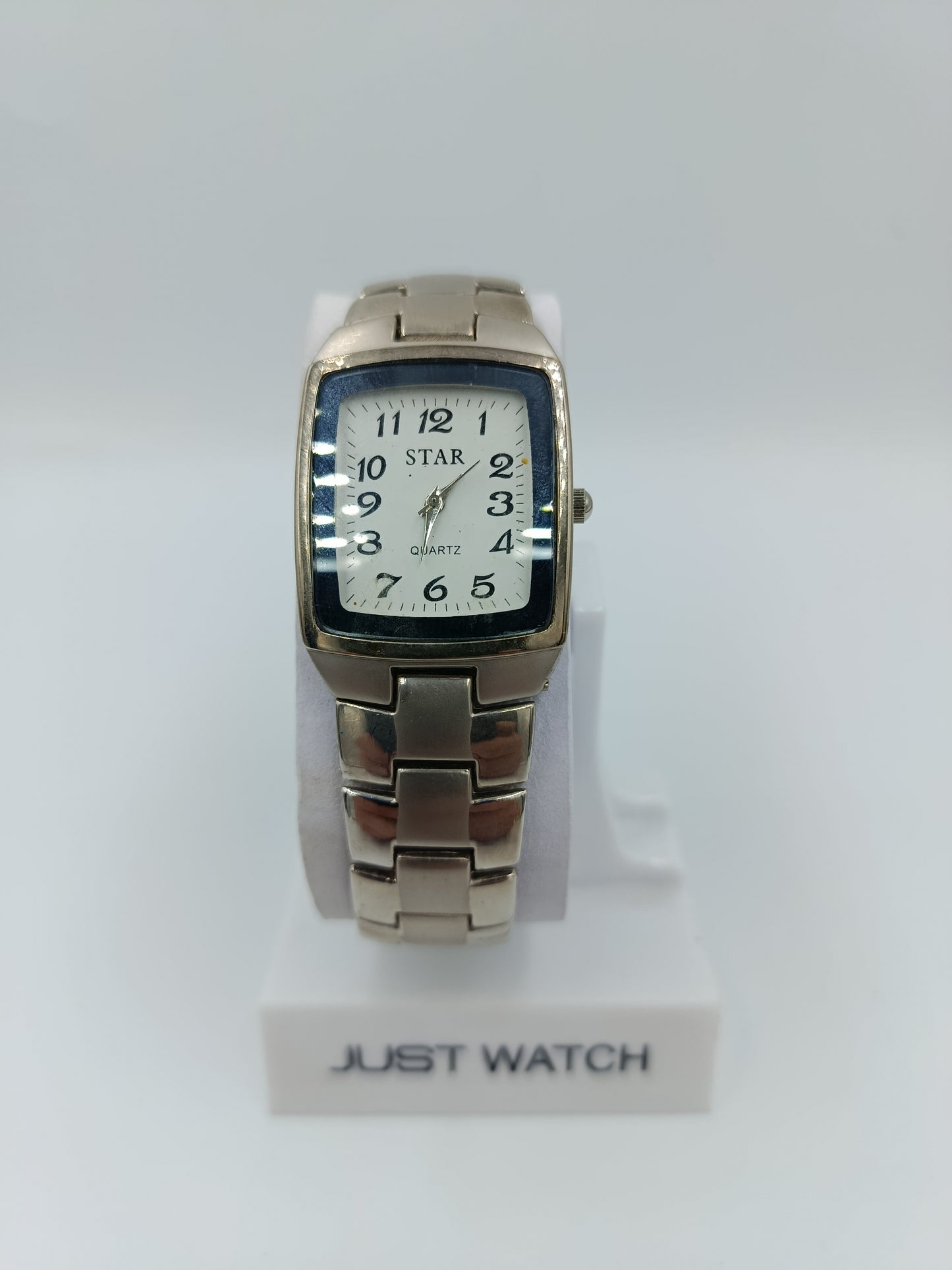 STAR Damenarmbanduhr Silberfarben Quartz Rechteckig Klassisch