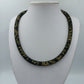 Statement Kette Schwarz Gold Netzoptik Strass Magnetverschluss 51 cm