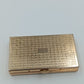 Vintage Pillendose Gold Bordeaux Metall Pill Box Tablettenbox