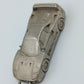 Vintage Schlüsselanhänger Auto Metall Silber Sportwagen Design