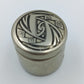 Kleine Metall Dose Etui Rund Ornamente Vintage Schmuckdose