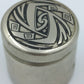 Kleine Metall Dose Etui Rund Ornamente Vintage Schmuckdose