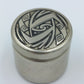 Kleine Metall Dose Etui Rund Ornamente Vintage Schmuckdose