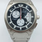 FESTINA Chronograph Herren Uhr Edelstahl Schwarz Silber 100m Datum Sportlich