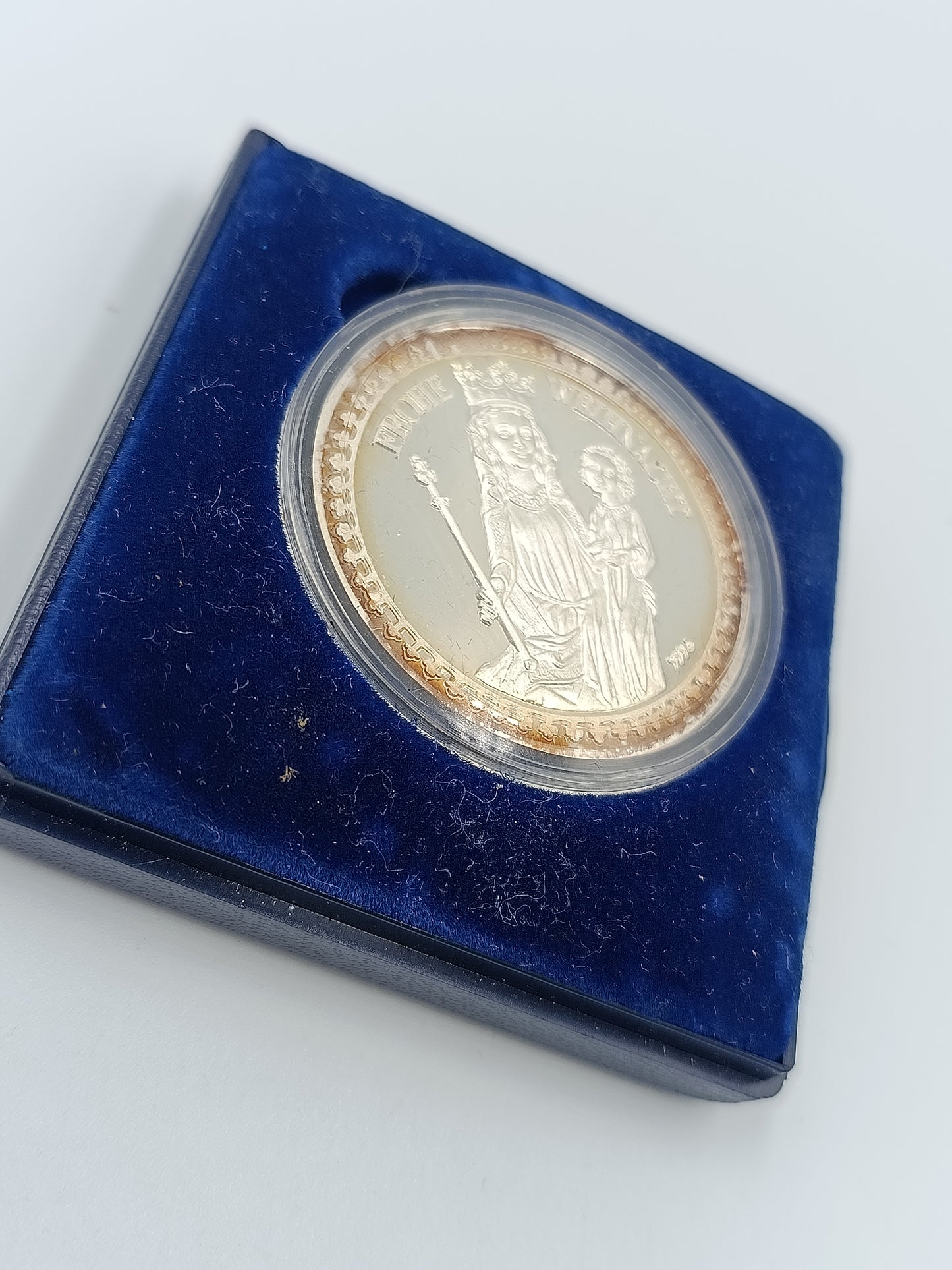 Silbermedaille Weihnachten 1987 999 Silber Frohe Weihnacht Sammlermünze