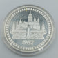 Silbermedaille Weihnachten 1987 999 Silber Frohe Weihnacht Sammlermünze