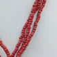 Statement Kette Rot mit großem Anhänger Boho Ethno Perlenkette