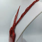 Statement Kette Rot mit großem Anhänger Boho Ethno Perlenkette