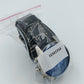 Fossil Chronograph Herren Uhr blau silber Lederarmband Tachymeter