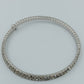 Elegantes Strass Armband silberfarben flexibel verstellbar