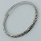 Elegantes Strass Armband silberfarben flexibel verstellbar