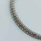 Elegantes Strass Armband silberfarben flexibel verstellbar