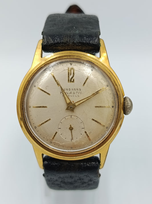 Junghans Trilastic 17 Jewels Vintage Herren Armbanduhr Handaufzug