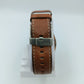 Fossil Herren Chronograph JR1157 Edelstahl Lederarmband Braun