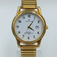 Certus Damen Uhr Goldfarben Quarz Armbanduhr Elastisches Band