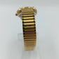 Certus Damen Uhr Goldfarben Quarz Armbanduhr Elastisches Band