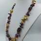 Perlenkette Multicolor Edelsteine 925 Silber Verschluss Kette