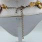 Perlenkette Multicolor Edelsteine 925 Silber Verschluss Kette