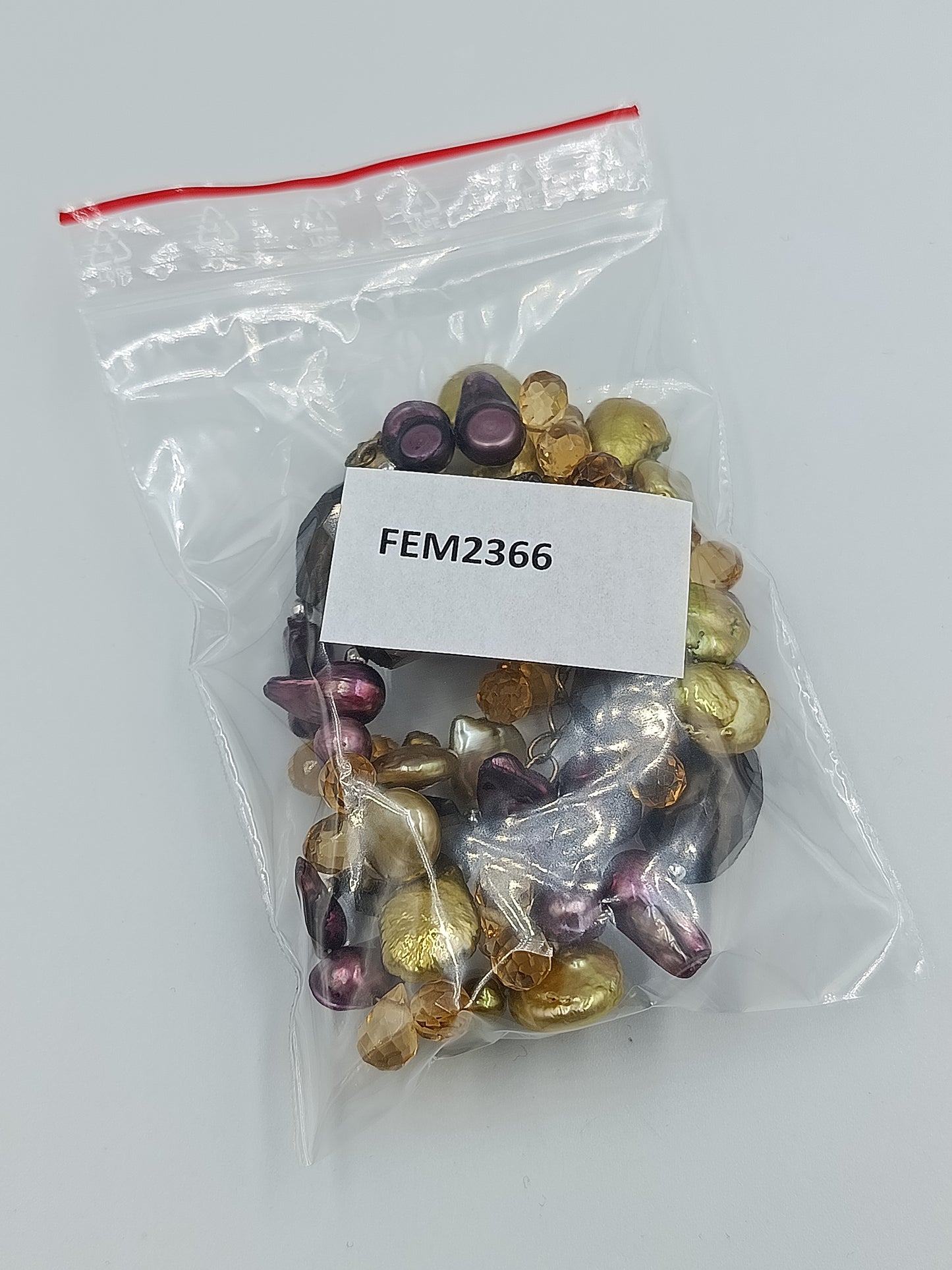 Perlenkette Multicolor Edelsteine 925 Silber Verschluss Kette