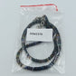 Edelstein Kette facettiert multicolor 925 Silber Verschluss 50 cm