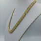 Auffällige und elegante Statement Kette goldfarben geflochten