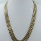 Vintage Statement Kette goldfarben 88 cm massiv Look