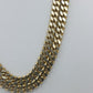 Vintage Statement Kette goldfarben 88 cm massiv Look