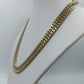 Vintage Statement Kette goldfarben 88 cm massiv Look
