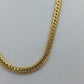 Stilvolle Vintage Kette doppelt Panzerkette goldfarben