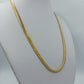 Stilvolle Vintage Kette doppelt Panzerkette goldfarben
