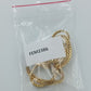 Stilvolle Vintage Kette doppelt Panzerkette goldfarben