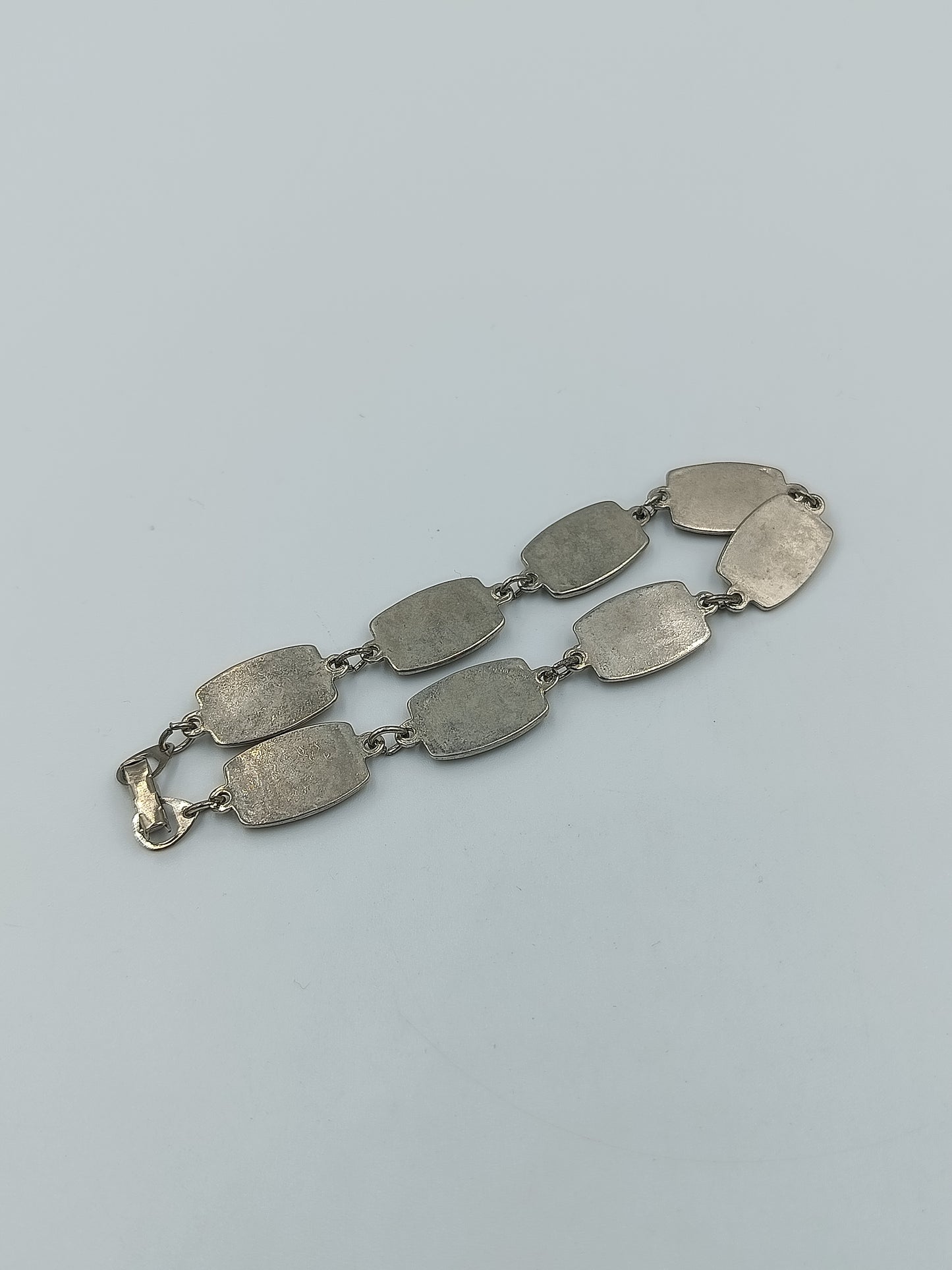 Vintage Perlmutt Armband Abalone Schimmer Unikat