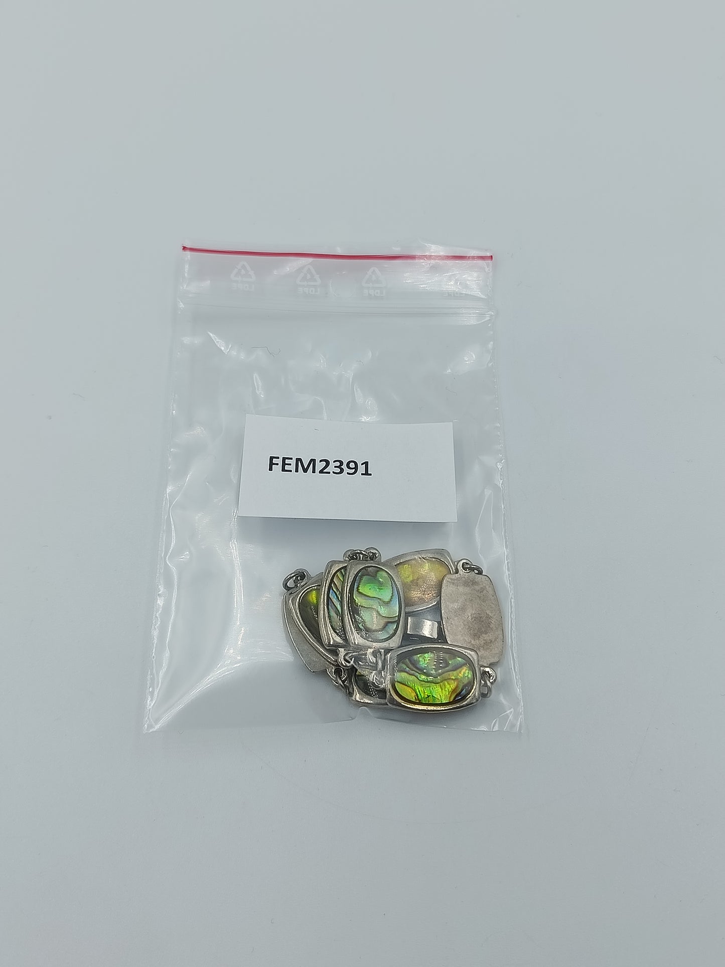 Vintage Perlmutt Armband Abalone Schimmer Unikat