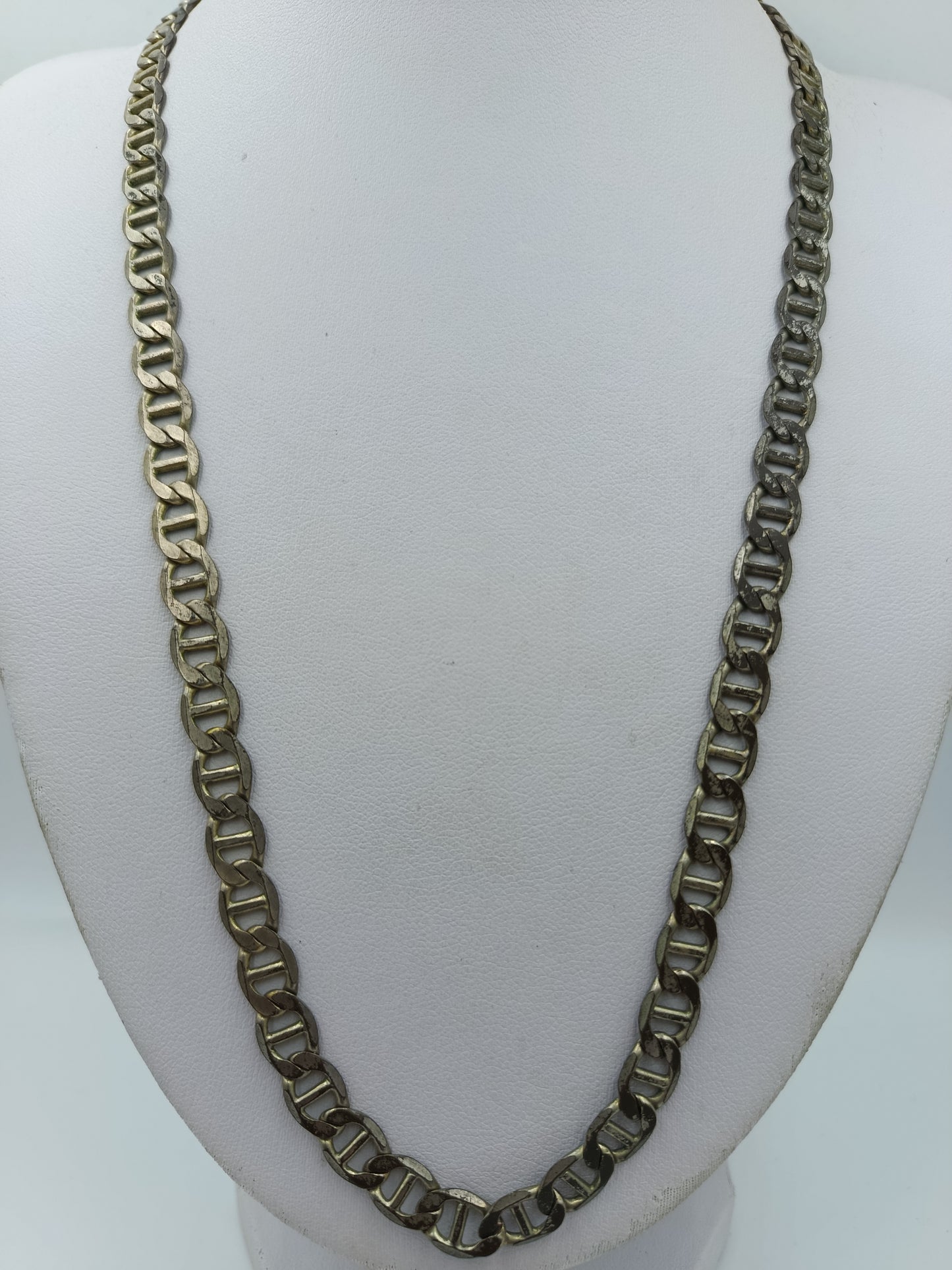 Massive Gliederkette goldfarben 56 cm Vintage Look