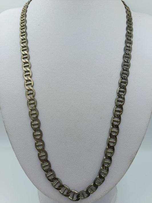 Massive Gliederkette goldfarben 56 cm Vintage Look