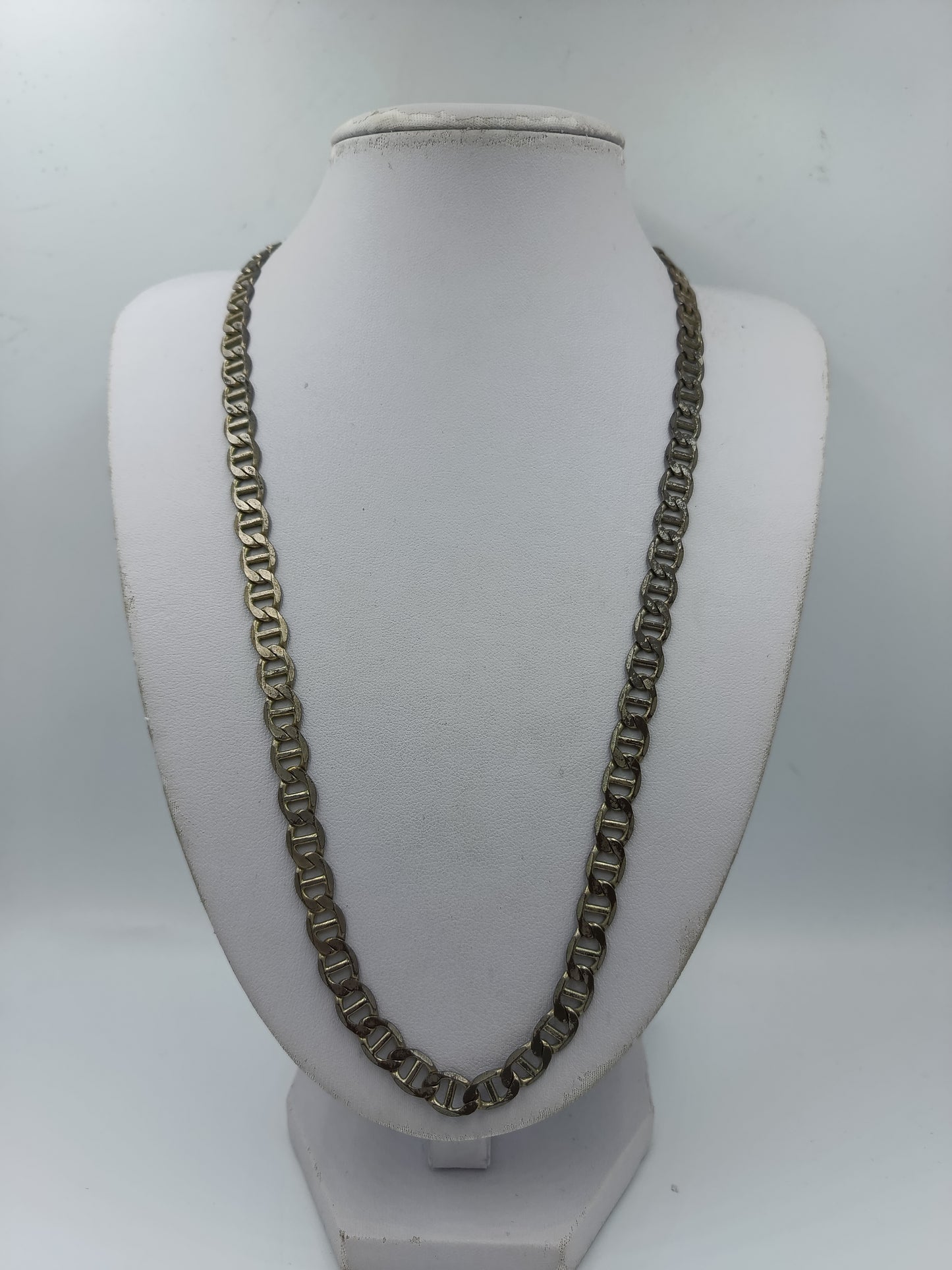 Massive Gliederkette goldfarben 56 cm Vintage Look