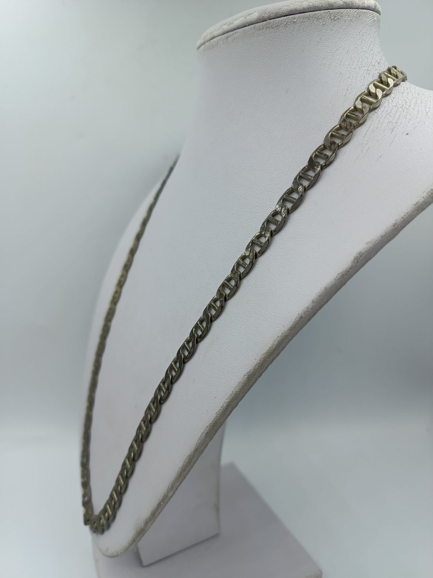 Massive Gliederkette goldfarben 56 cm Vintage Look