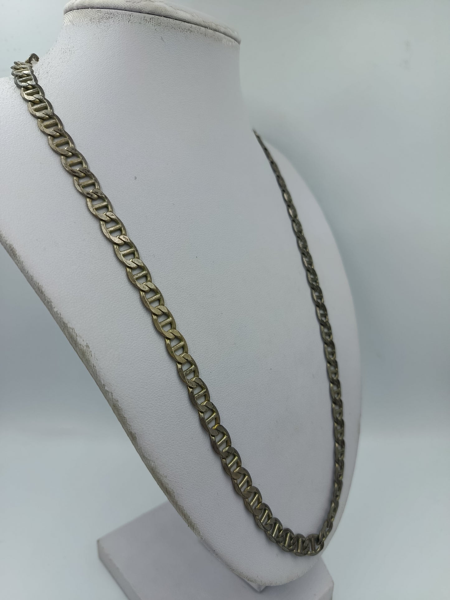 Massive Gliederkette goldfarben 56 cm Vintage Look