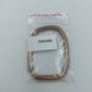 Elastisches Armband roségoldfarben geflochten  flexibel  modern