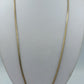 Goldfarbene Kette 55 cm  klassische Boxketten Venezianerkette