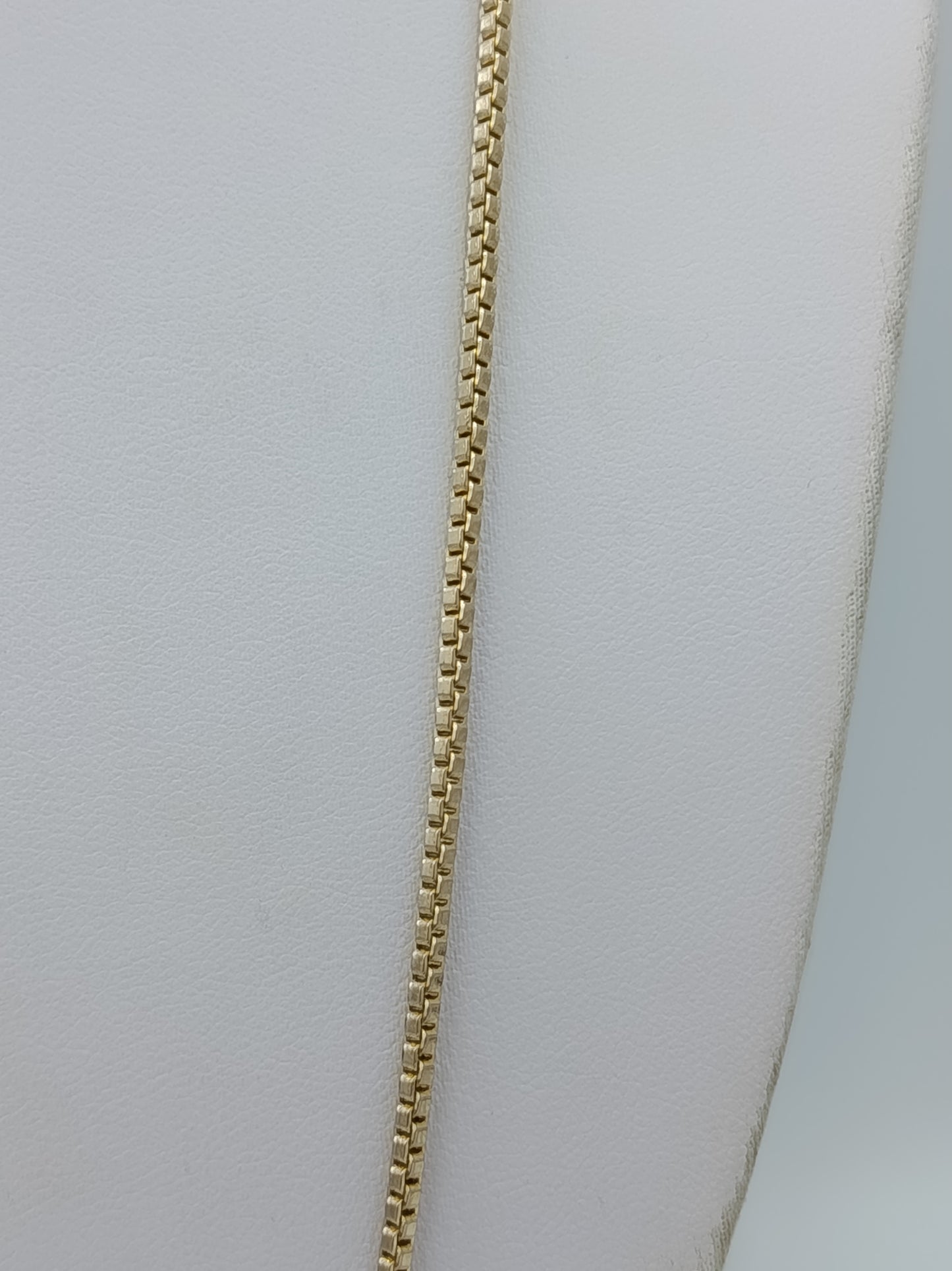 Goldfarbene Kette 55 cm  klassische Boxketten Venezianerkette